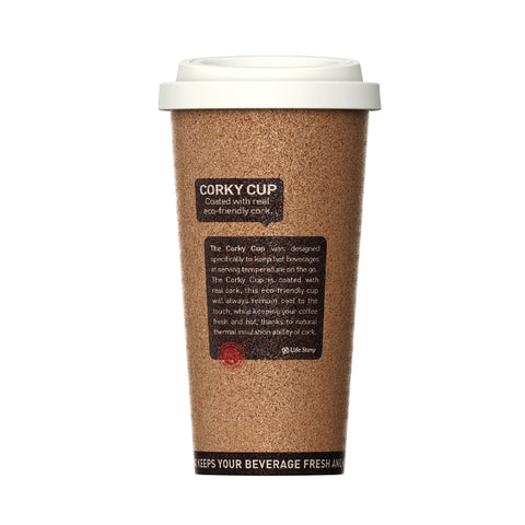 Travel coffee mug Corky Cup Leak Proof