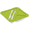 Image of Lunch Box With Fork And Knife - Set of 2