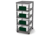 Image of 4 Storage Drawers with Erase Marker - 5L