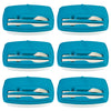 Image of Blue Lunch Box with Plastic Cutlery Included - Set of 6
